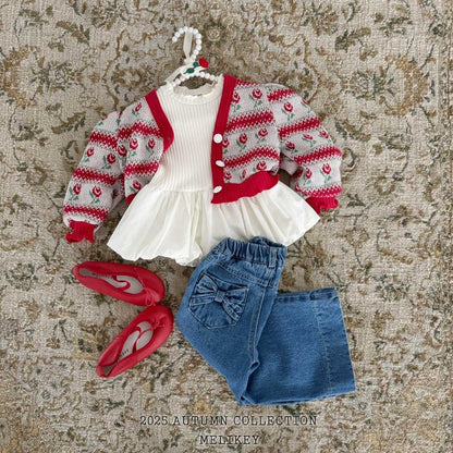 [PRE-ORDER] Two Ribbon Denim Pants