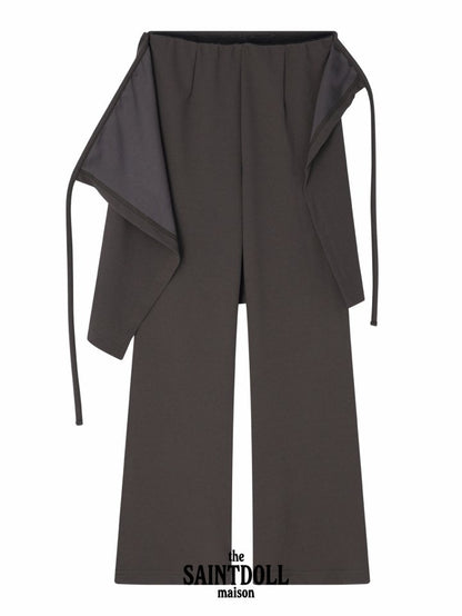 [PRE-ORDER] Wrap Boot-Cut Pants (Mom Couple)