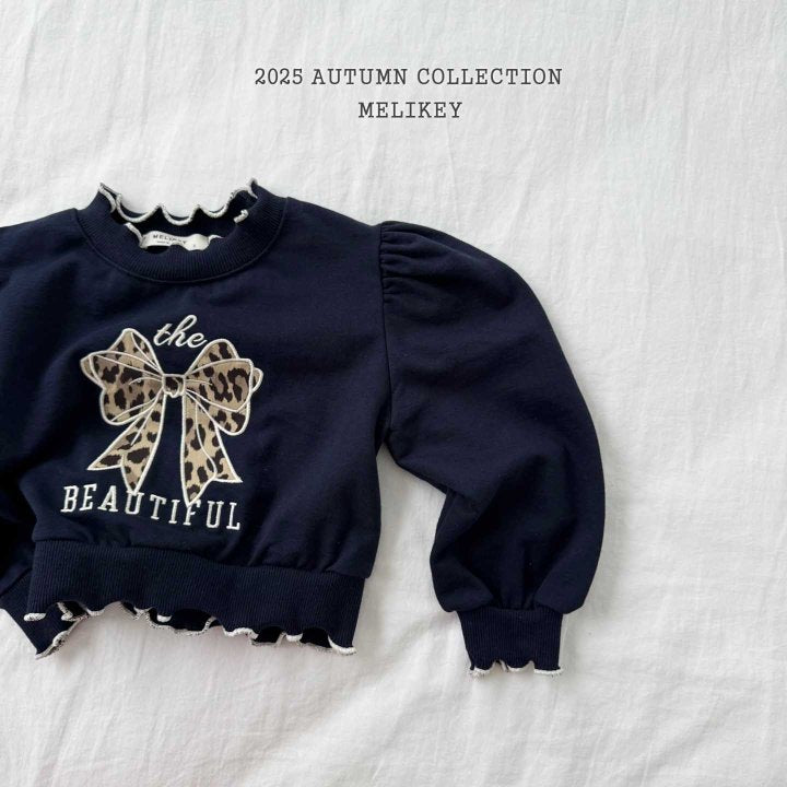 [PRE-ORDER] Leopard Ribbon Sweatshirts