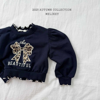 [PRE-ORDER] Leopard Ribbon Sweatshirts