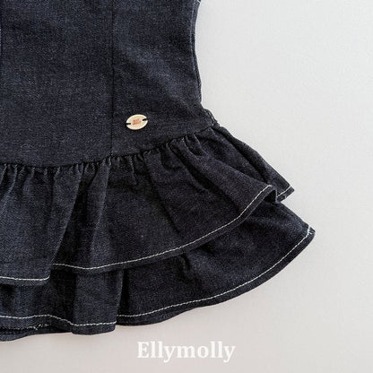 [PRE-ORDER] Mona Frill Denim Dress