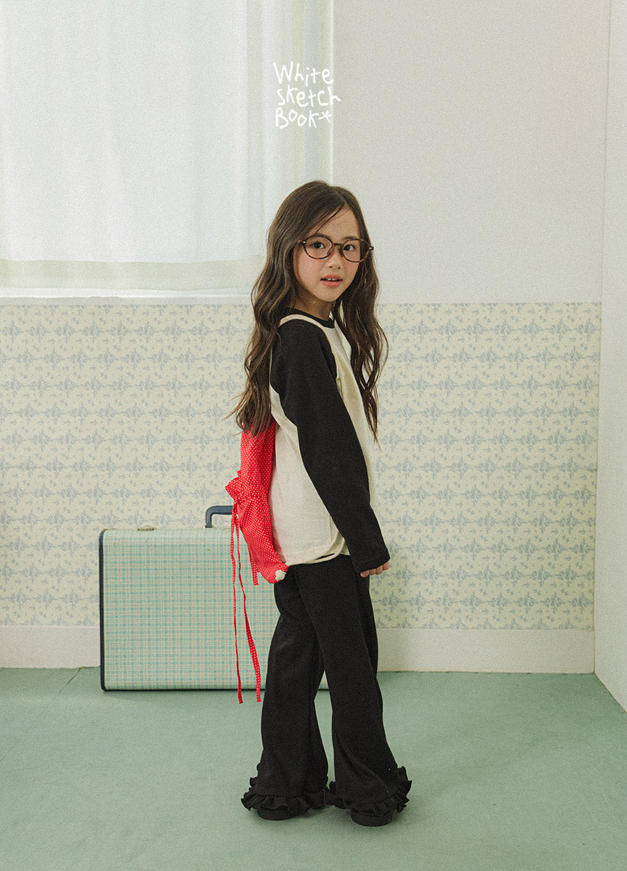 [PRE-ORDER] Frill Boot-Cut Pants