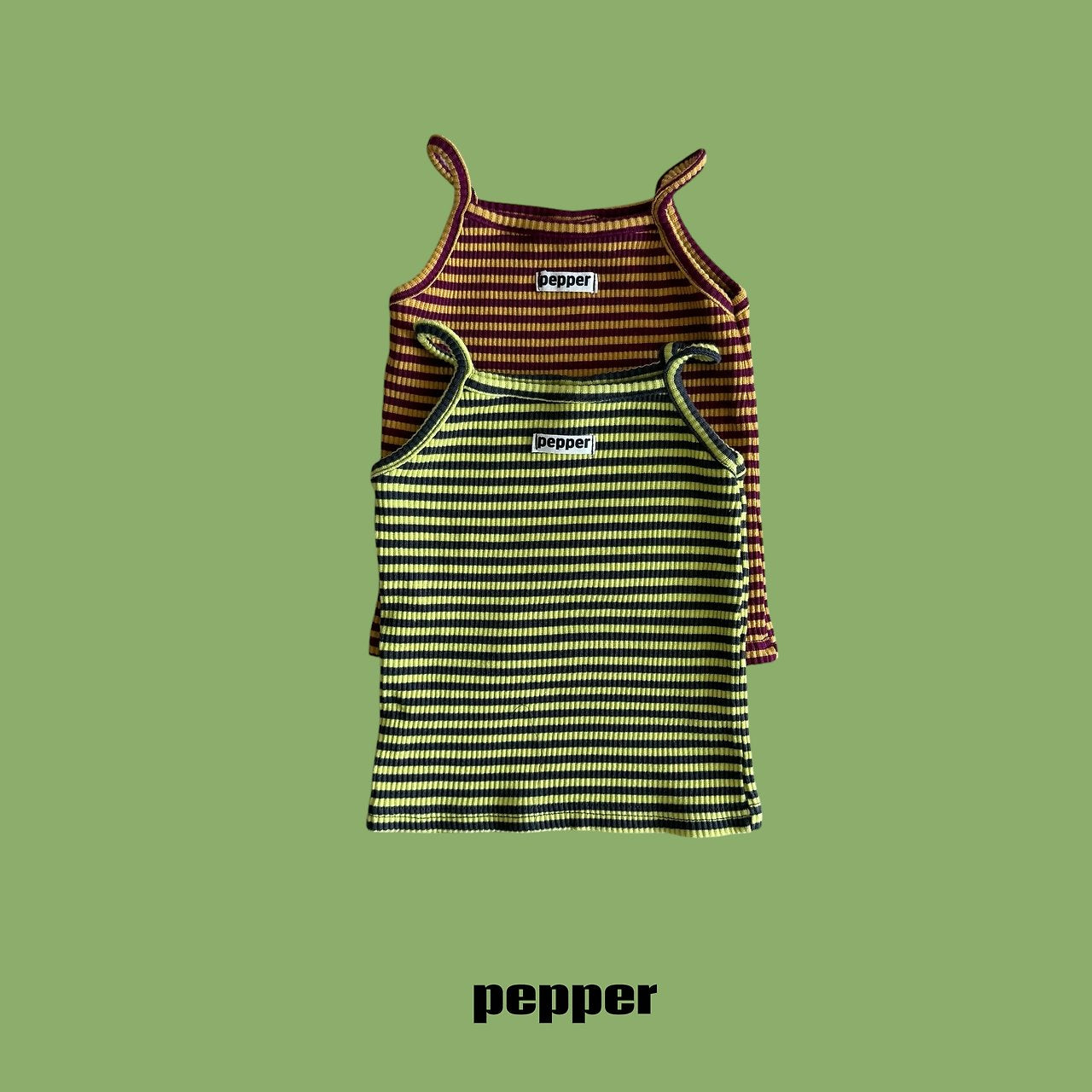 [PRE-ORDER] Melon Stripe Tank Top