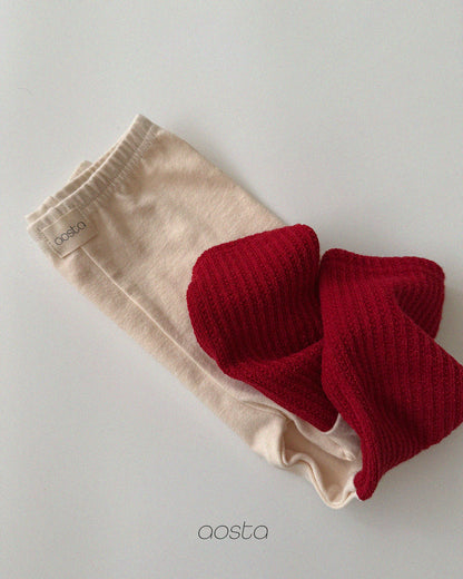 Every Day Leggings [Red/L(2-3yr)]
