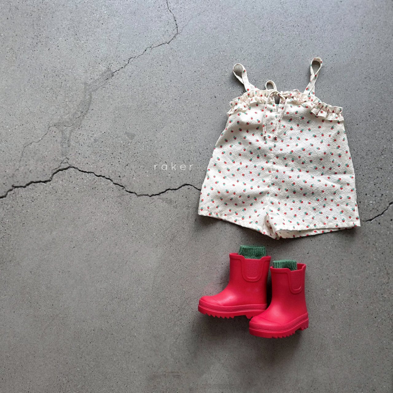 [PRE-ORDER] Ruffle Strap Romper