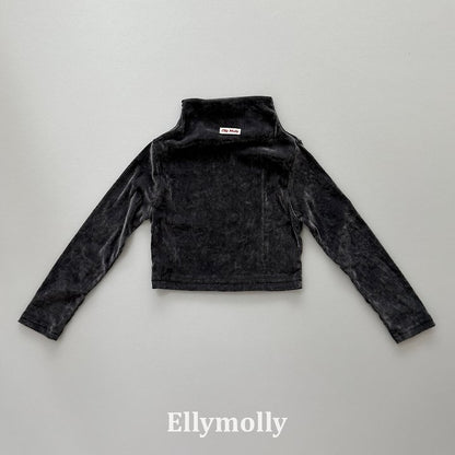 [PRE-ORDER] Velvet Mesh Turtleneck T-Shirts