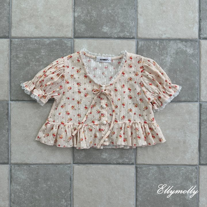 [PRE-ORDER] Flower Eyelet Blouse