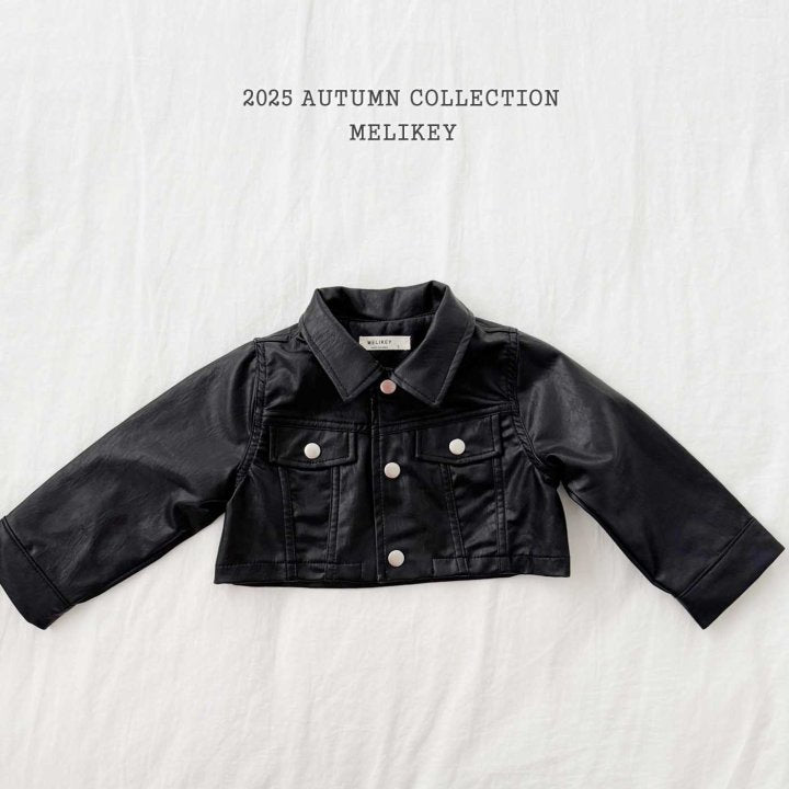 [PRE-ORDER] Faux Leather Short Jacket