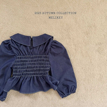 [PRE-ORDER] Smocking Collar Blouse