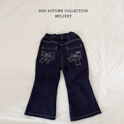 [PRE-ORDER] Pol Ribbon Boot-Cut Pants