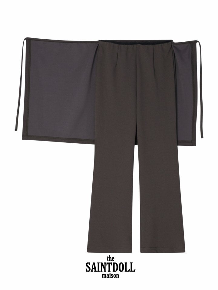 [PRE-ORDER] Wrap Boot-Cut Pants (Mom Couple)