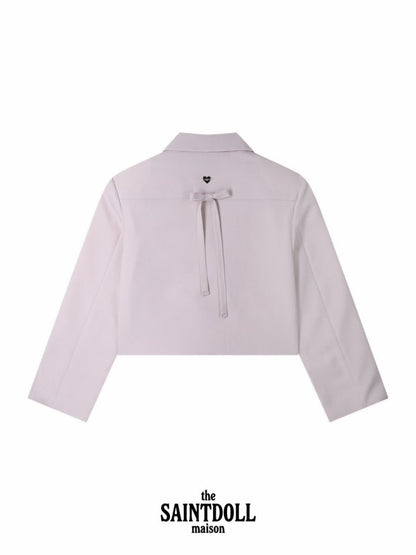 [PRE-ORDER] Back Ribbon Shorts Jacket