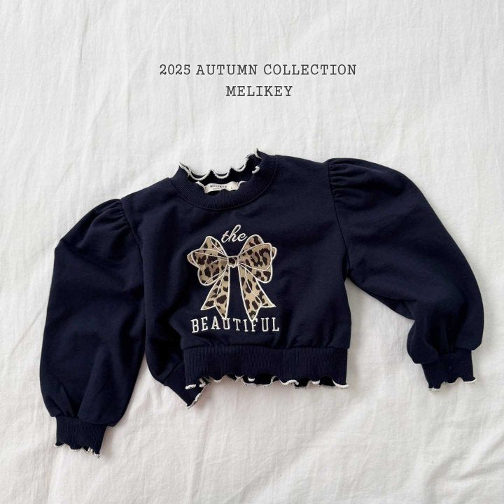 [PRE-ORDER] Leopard Ribbon Sweatshirts