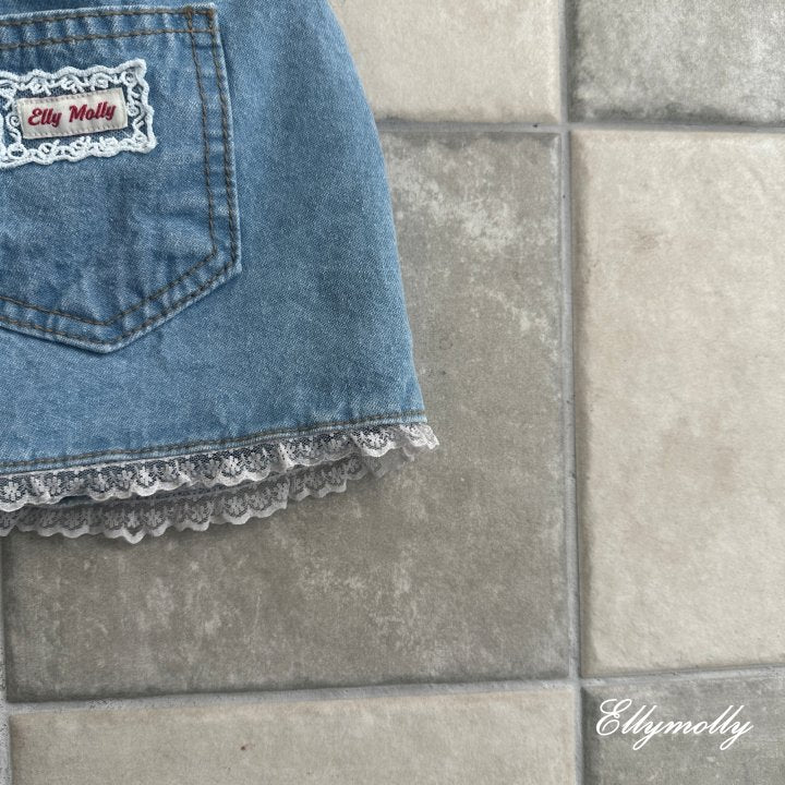 [PRE-ORDER] Nana Wrap Denim Skorts