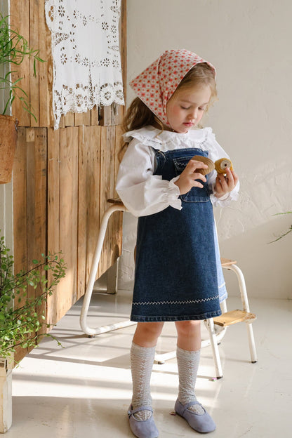 Eva Dress [Blue Denim/120/L(4-5yr)]