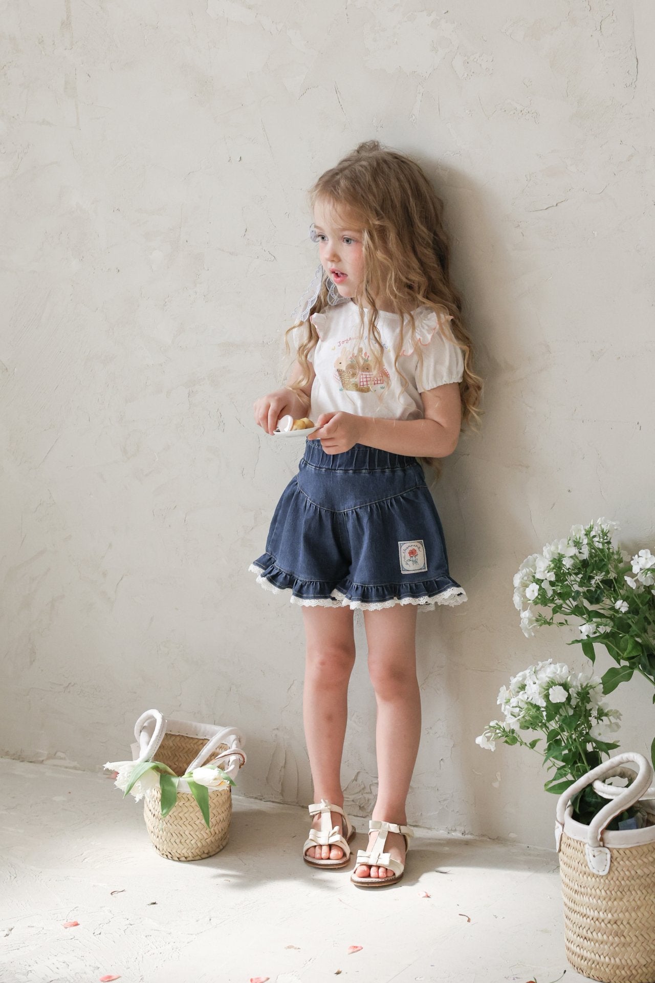 [PRE-ORDER] Rose Denim Shorts