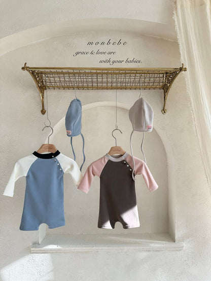 [PRE-ORDER] Multi Boom Swim Suit + Bonnet Set