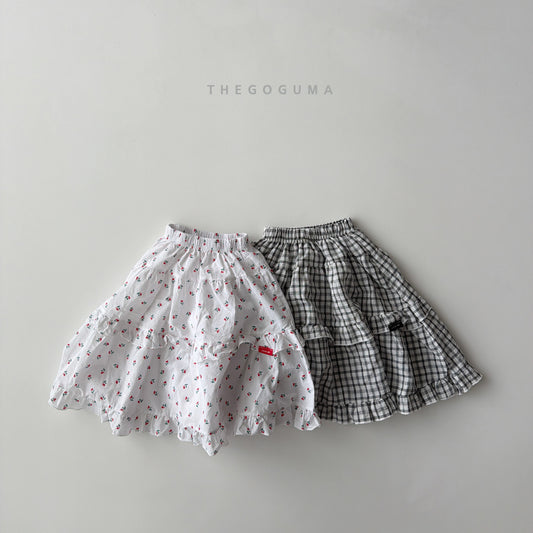 [PRE-ORDER] Cherry Check Can Can Skirts