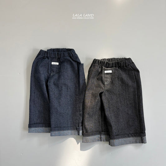 [PRE-ORDER] Roll-Up Stitch Denim Pants