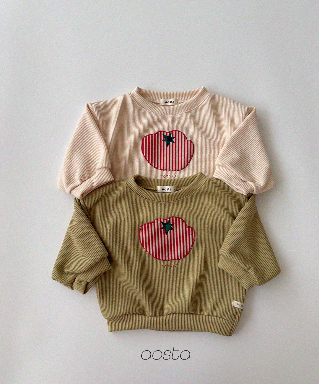 Tomato Sweatshirts [Ivory/M(1-2yr)]