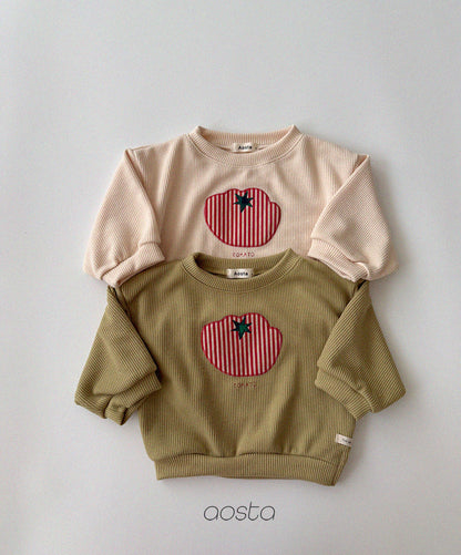 Tomato Sweatshirts [Ivory/M(1-2yr)]