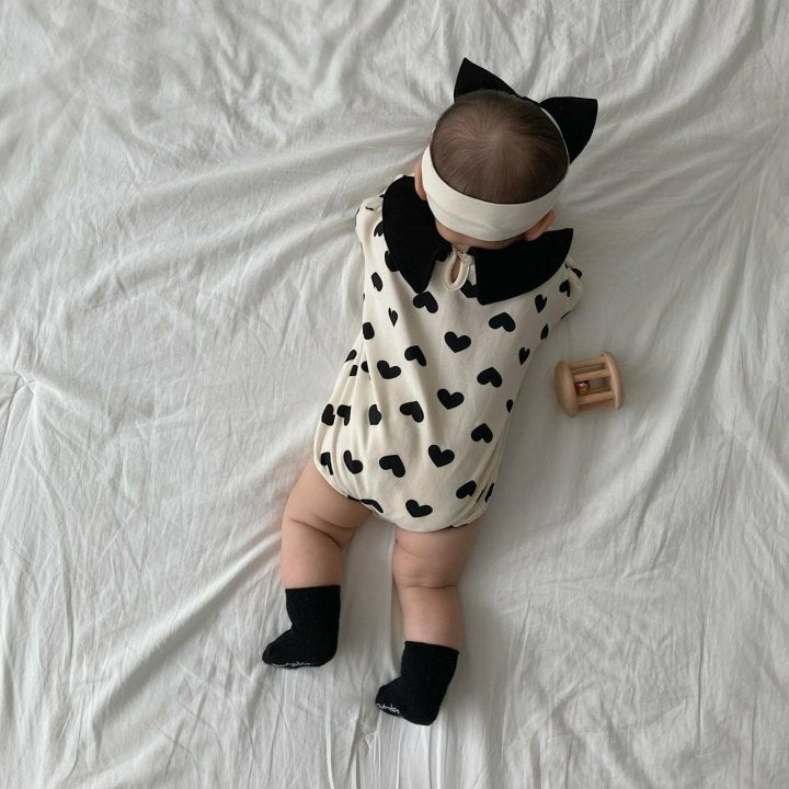 [PRE-ORDER] Heart Collar Body Suit + Hair Band Set
