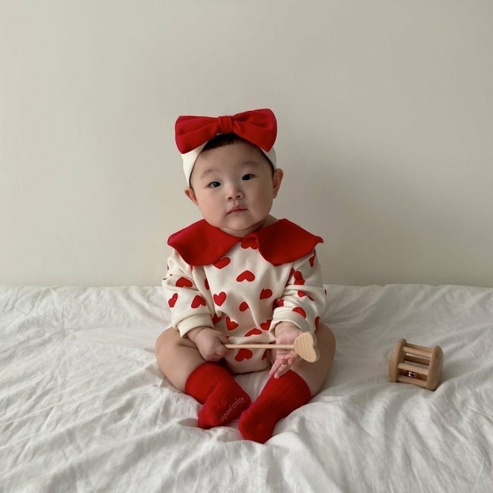 [PRE-ORDER] Heart Collar Body Suit + Hair Band Set