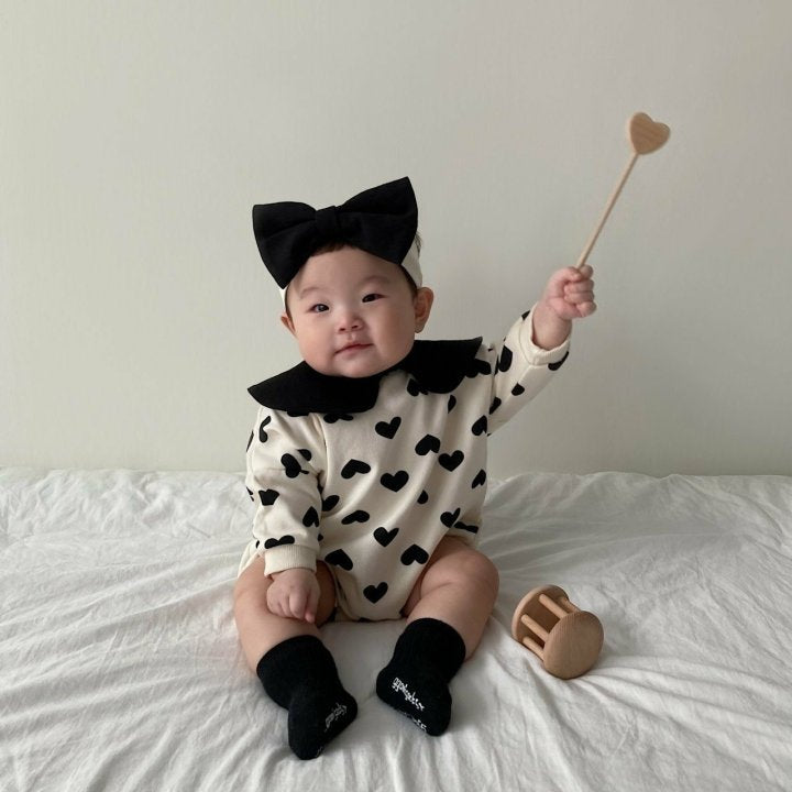 [PRE-ORDER] Heart Collar Body Suit + Hair Band Set