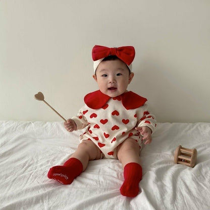 [PRE-ORDER] Heart Collar Body Suit + Hair Band Set