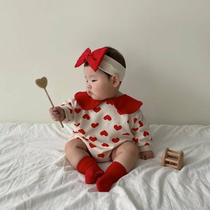 [PRE-ORDER] Heart Collar Body Suit + Hair Band Set