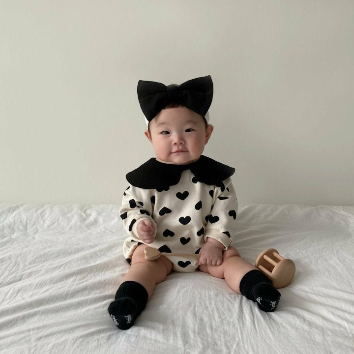 [PRE-ORDER] Heart Collar Body Suit + Hair Band Set