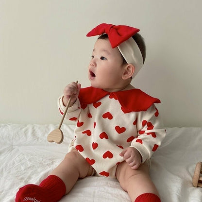 [PRE-ORDER] Heart Collar Body Suit + Hair Band Set