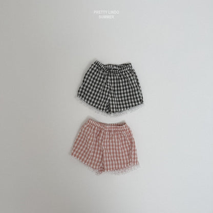 [PRE-ORDER] Check Frill Shorts