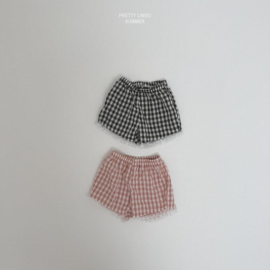 [PRE-ORDER] Check Frill Shorts