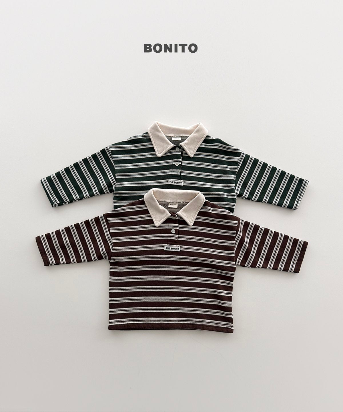 [PRE-ORDER] Stripe Choco Collar T-Shirts