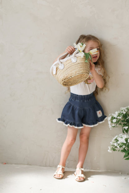 [PRE-ORDER] Rose Denim Shorts