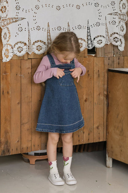 Eva Dress [Blue Denim/120/L(4-5yr)]