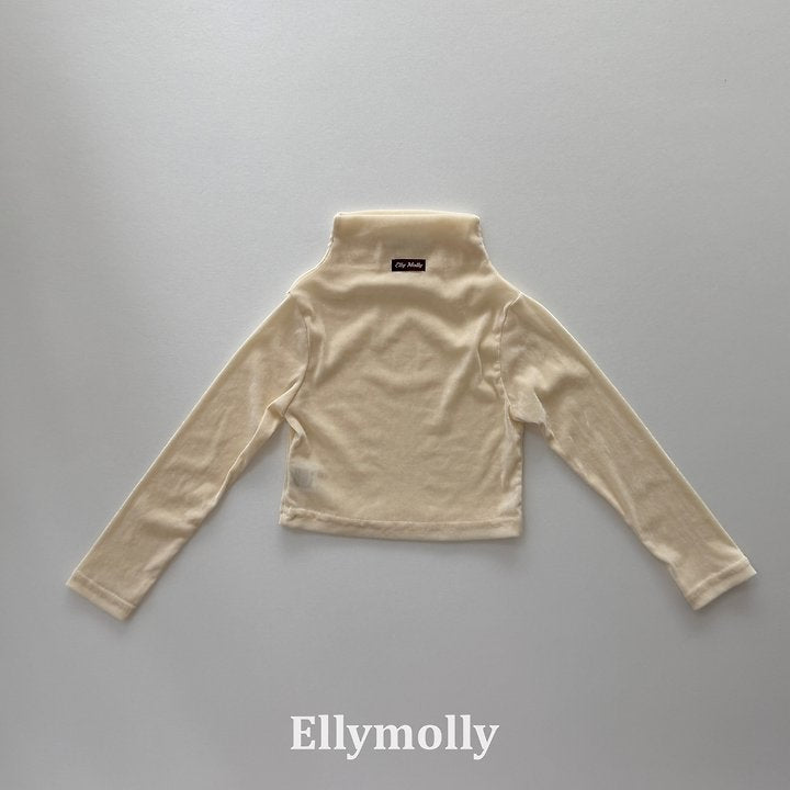 [PRE-ORDER] Velvet Mesh Turtleneck T-Shirts