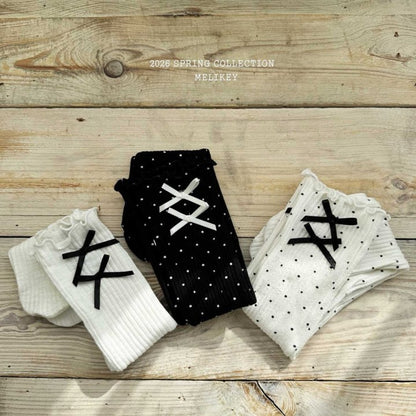 [PRE-ORDER] Two Ribbon Long Socks