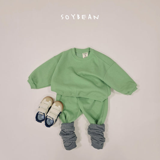 Sweet Lolli Pop Top Bottom Set [Olive/M(3-4yr)]