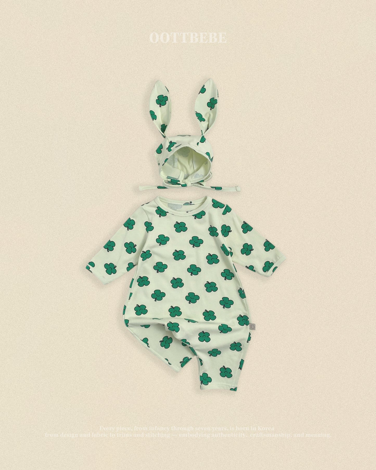 [PRE-ORDER] Little Farm Body Suit + Bonnet Set
