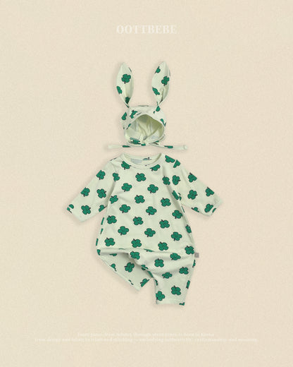 [PRE-ORDER] Little Farm Body Suit + Bonnet Set