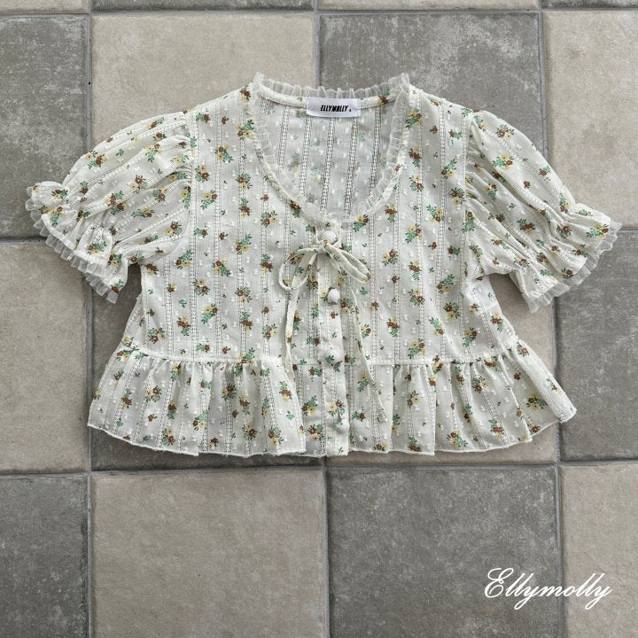 [PRE-ORDER] Flower Eyelet Blouse