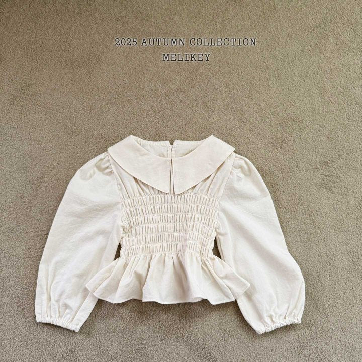 [PRE-ORDER] Smocking Collar Blouse