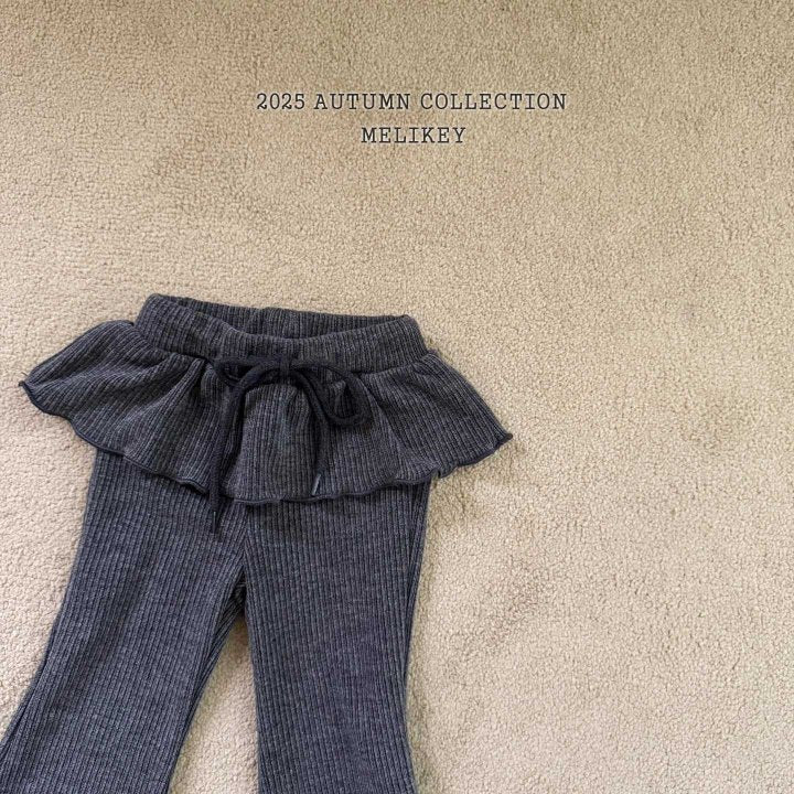 [PRE-ORDER] Double Frill Boot-Cut Pants