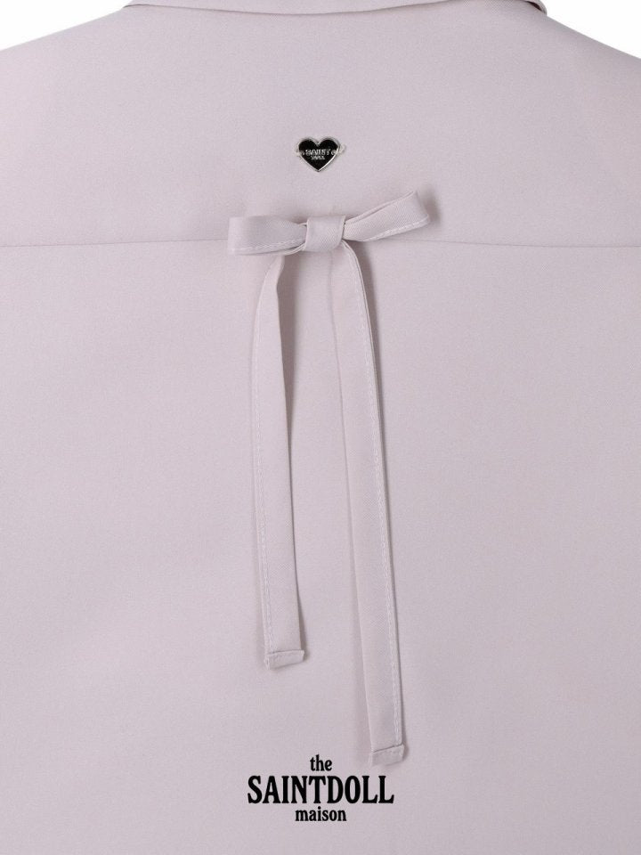 [PRE-ORDER] Back Ribbon Shorts Jacket