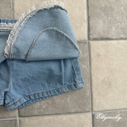 [PRE-ORDER] Nana Wrap Denim Skorts