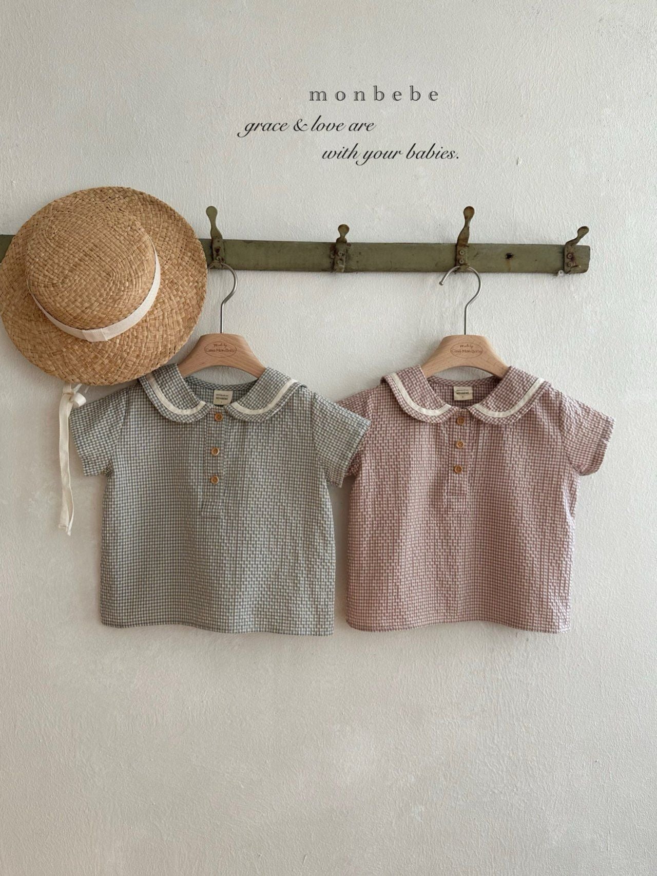 [PRE-ORDER] Check Sailor Blouse