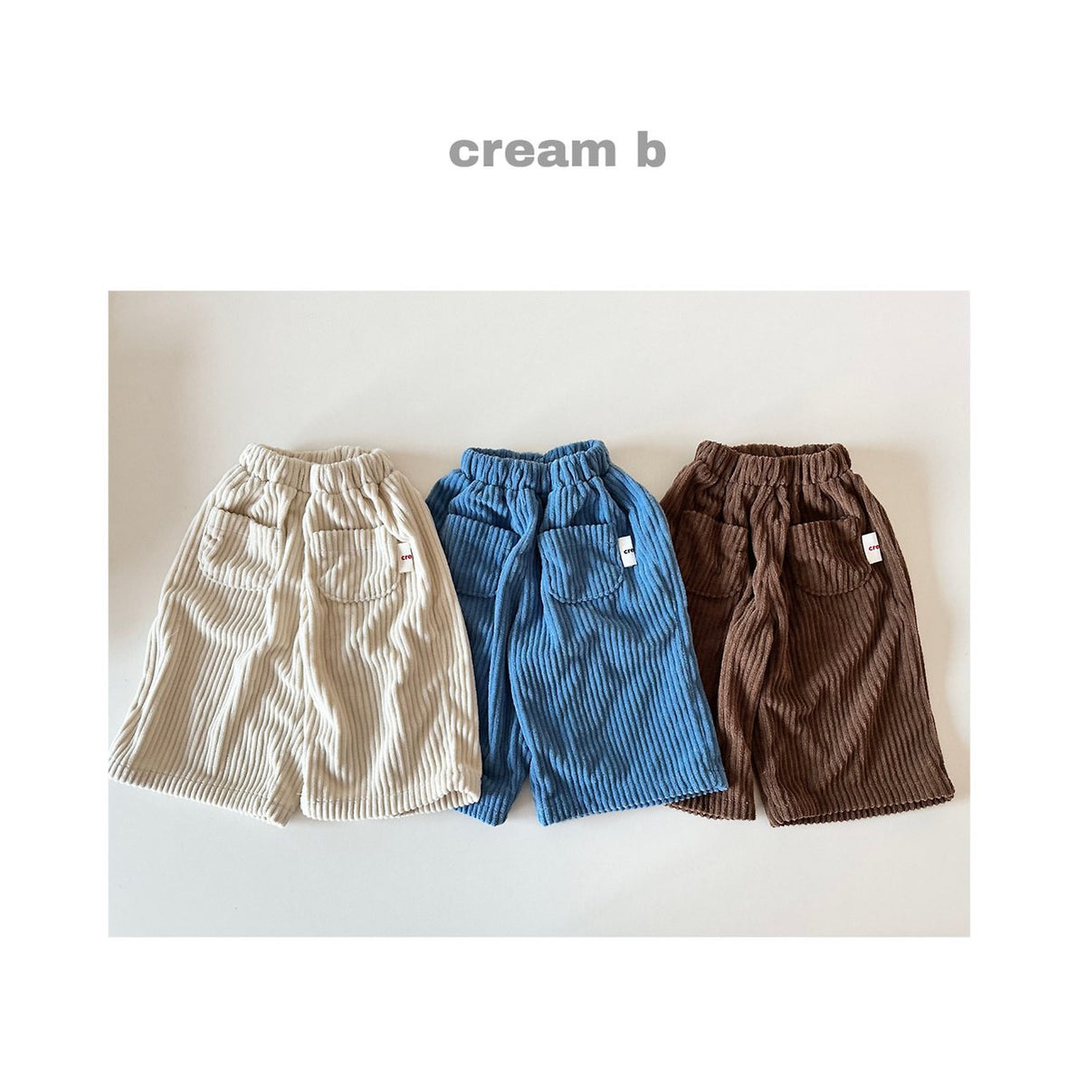 [PRE-ORDER] Corduroy Pocket Wide Pants