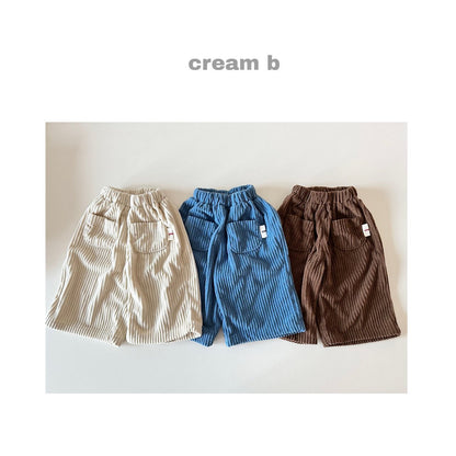 [PRE-ORDER] Corduroy Pocket Wide Pants